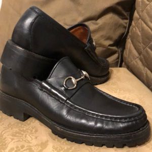 Gucci Horsebit Accent Leather Women Loafers -